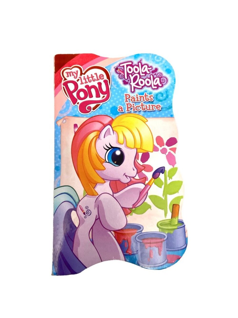 Vintage My Little Pony Toola-Roola Paints a Picture Board Book Hasbro Kids